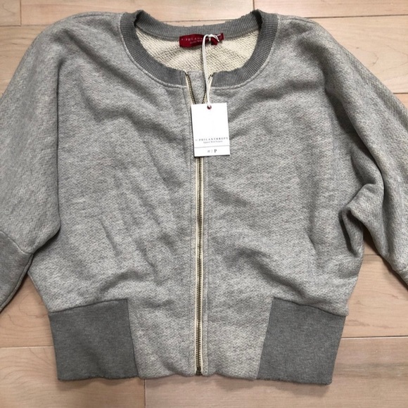 N:philanthropy soft terry Grey jacket - Picture 2 of 8